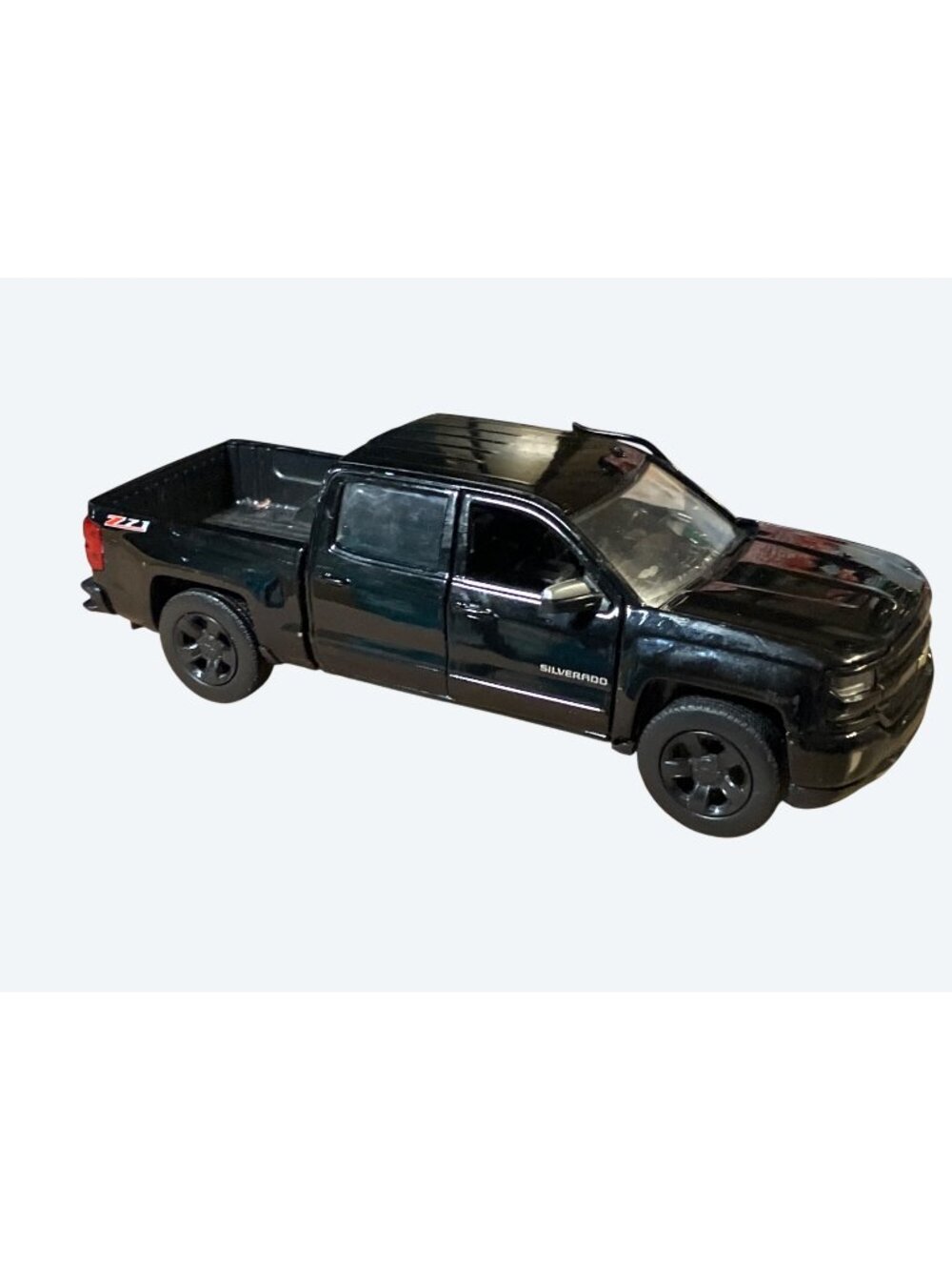 Diecast Chevy Silverado 1:27 Scale Black Truck By Motormax Collectible for Parts